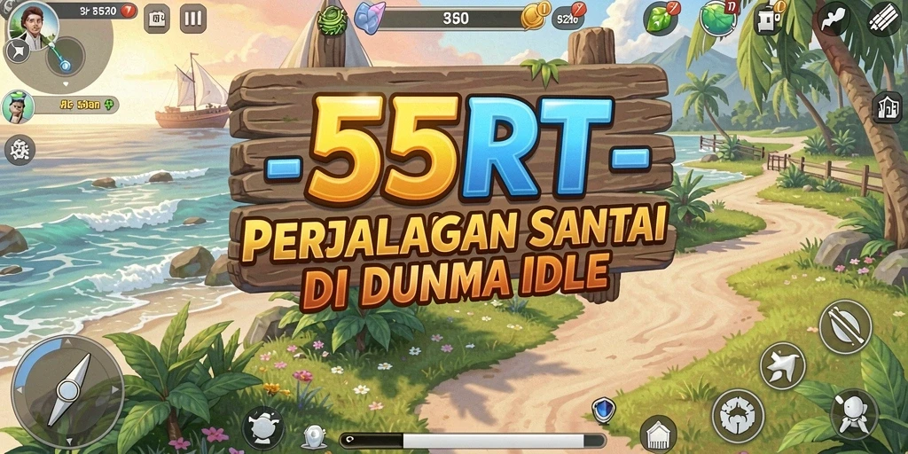 Tampilan screenshot gameplay 55RT yang memukau dan menarik.