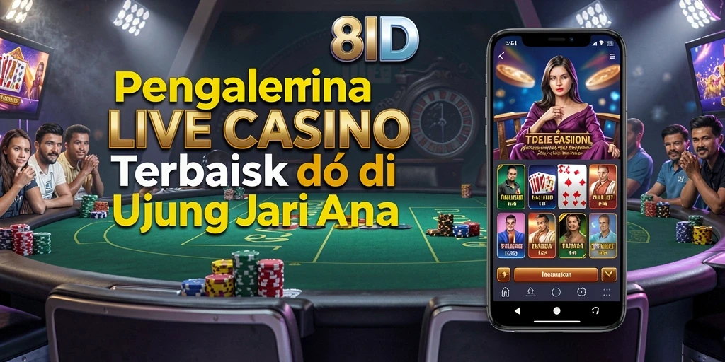 Tampilan gameplay Live Casino yang menarik dan interaktif.