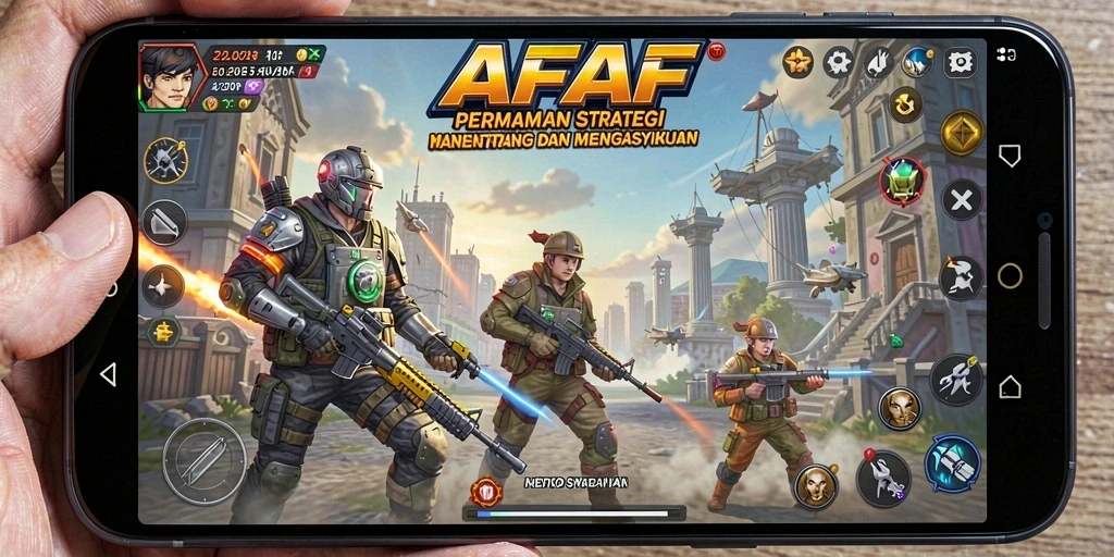 Gameplay seru dan menantang dalam AFAF.