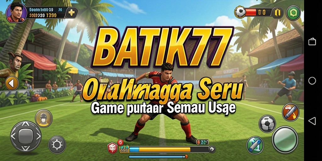 Tangkapan layar dari gameplay seru BATIK77 yang menunjukkan aksi olahraga.