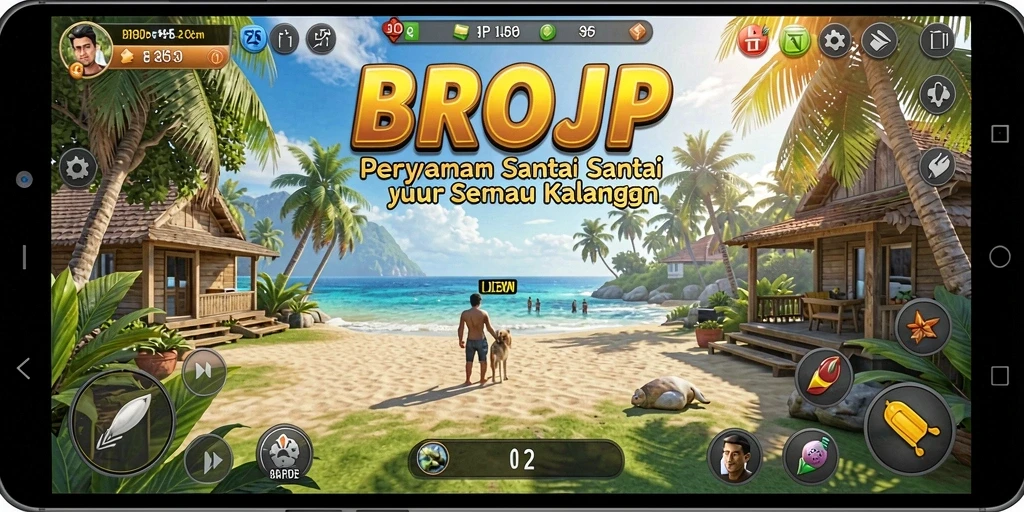 Tampilan menarik dari gameplay BROJP yang mengasyikan.