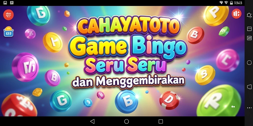 Screenshot CAHAYATOTO menampilkan gameplay Bingo yang menarik dan seru.