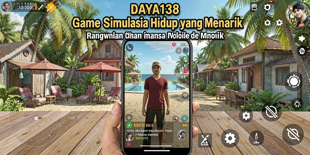 Tampilan screenshot menunjukkan gameplay simulasi yang menarik dan interaktif.