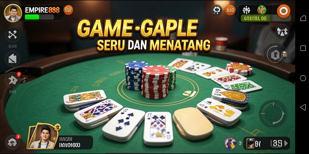 Tampilan gameplay seru dan menantang di EMPIRE88.