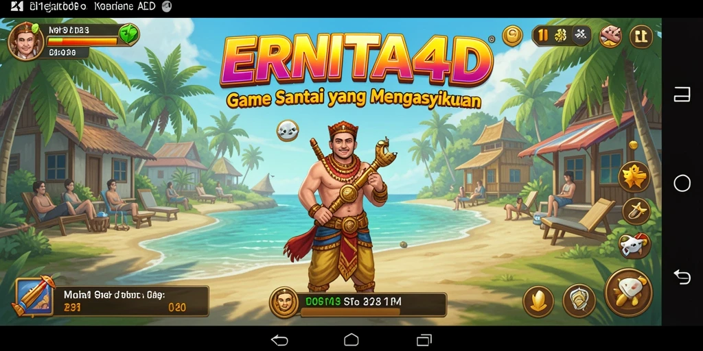 Tampilan gameplay ERNITA4D yang ceria dan mengasyikkan.