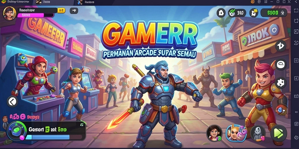 Tampilan gameplay menarik dari GAMERP dengan tantangan seru.