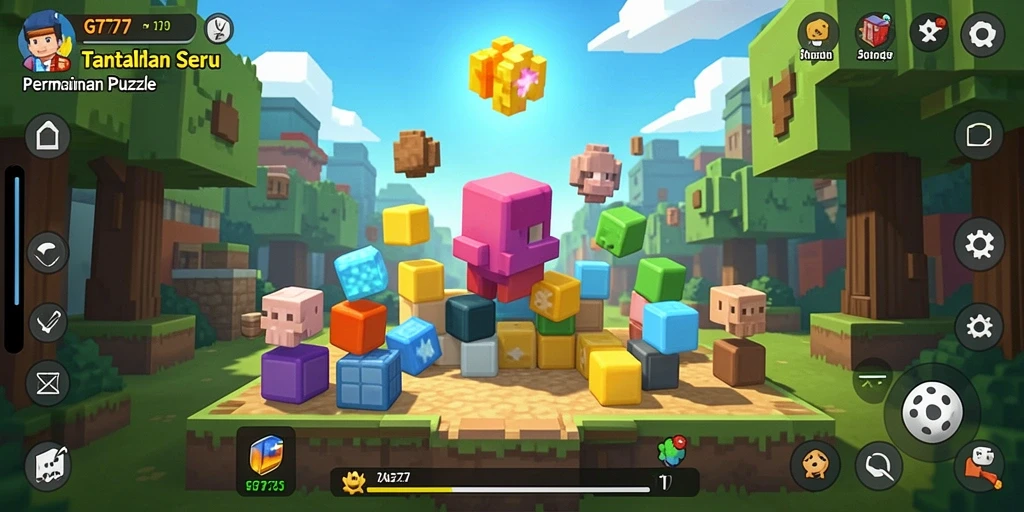 Gameplay GT777 yang menantang dengan level puzzle yang menarik.