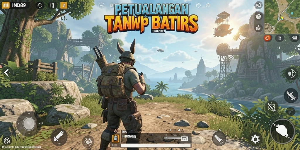 Tangkapan layar gameplay IND89 menampilkan petualangan seru di dunia terbuka.
