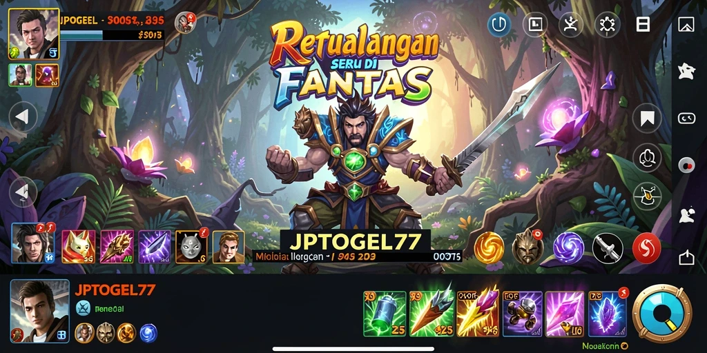 Screenshot gameplay JPTOGEL77 menampilkan karakter dalam petualangan seru.