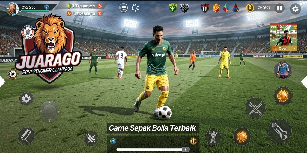 Tampilan gameplay JUARAGO yang menegangkan dan realistis.