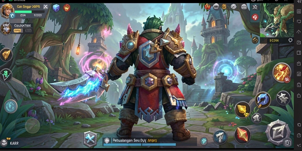 Tangkapan layar gameplay KAKRP menunjukkan aksi pertarungan yang mendebarkan di dunia ARPG.