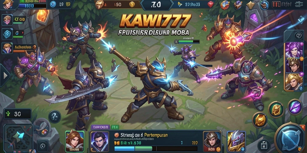 Tampilan gameplay seru dan aksi mendebarkan di KAWI777.