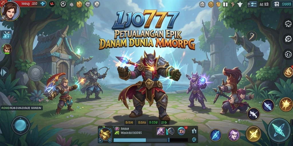 Tampilan gameplay epik dalam LJO777 yang penuh aksi.