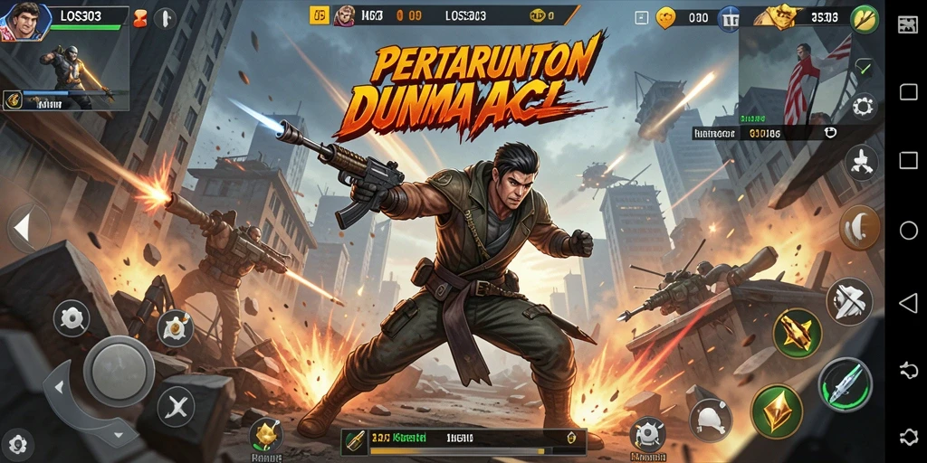 Screenshot gameplay LOS303 menampilkan pertempuran yang mendebarkan dan grafik yang menawan.