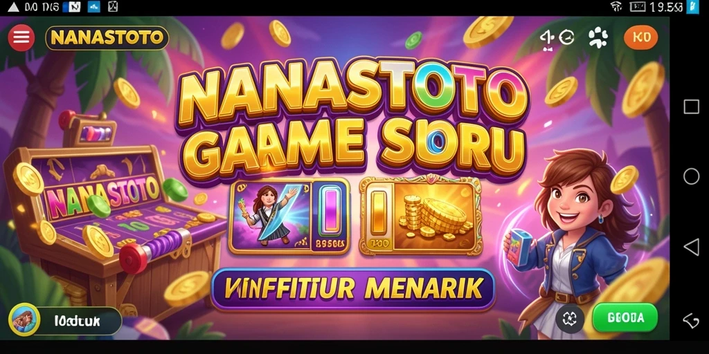 Tampilan gameplay NANASTOTO dengan fitur slot yang menarik.