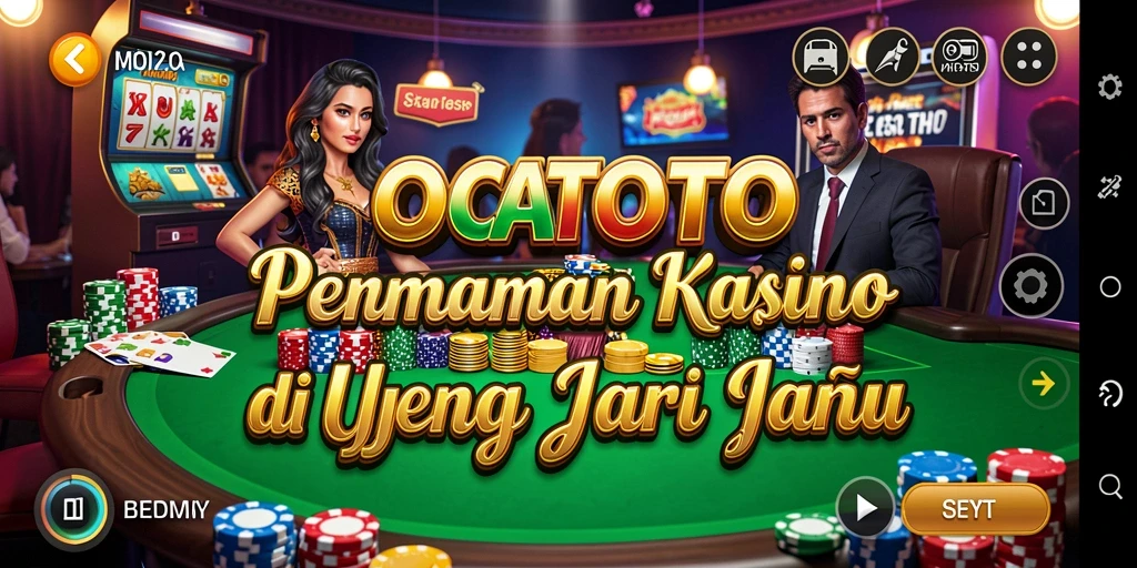 Gameplay menarik dalam OCATOTO yang membawa Anda ke dunia Kasino.
