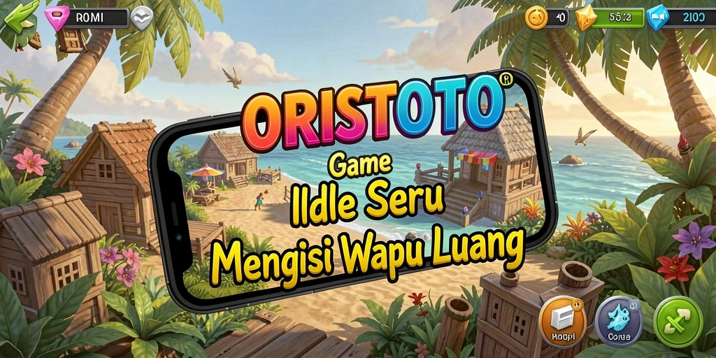 Screenshot dari gameplay ORISTOTO menampilkan karakter di dunia Idle.
