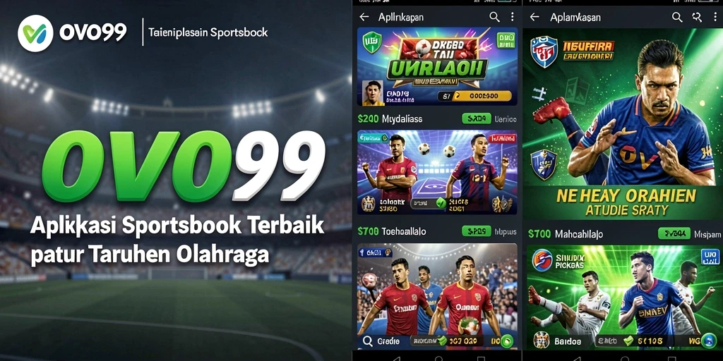 Screenshot OVO99 menampilkan pilihan taruhan olahraga yang beragam.