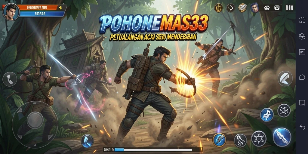 Tangkapan layar gameplay seru POHONEMAS33 yang penuh aksi.