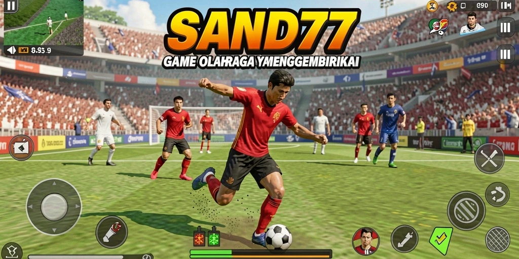 Gameplay menarik dari SAND77 yang menampilkan olahraga kompetitif.