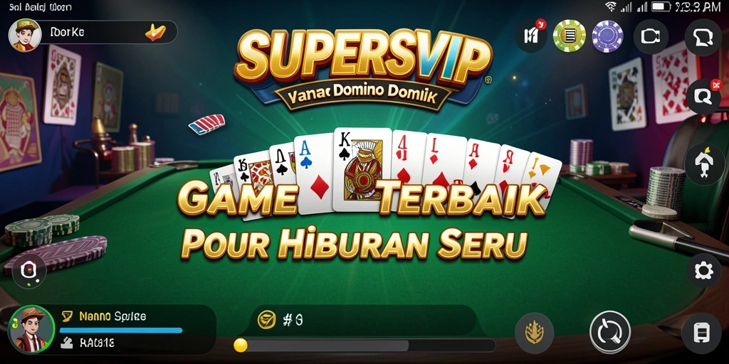 Tampilan gameplay seru dalam SUPERSVIP dengan grafis menawan.