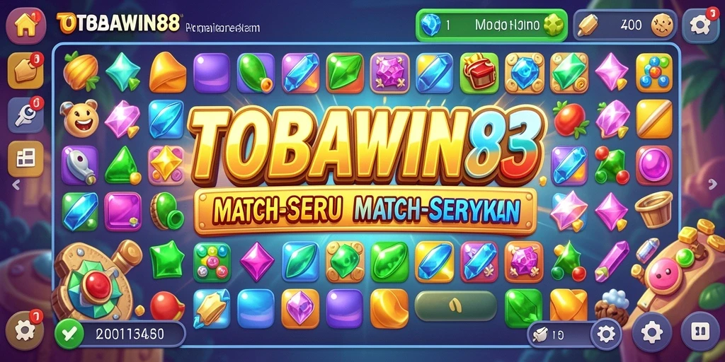 Tampilan gameplay TOBAWIN88 yang seru dan penuh warna.